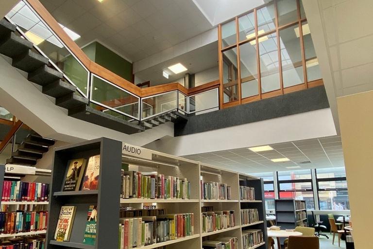 A picture of the newly refurbished Harlow Library.