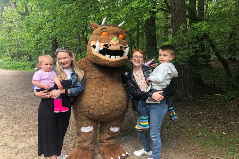 Families at the Gruffalo day Thorndon Park