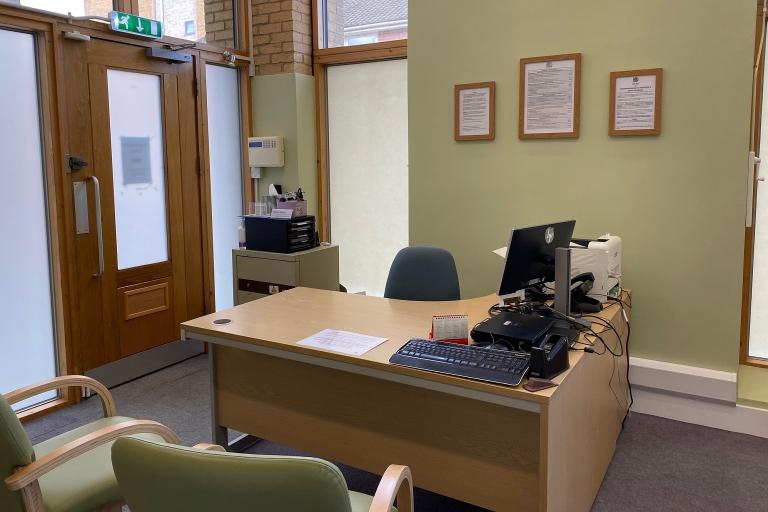 A photograph of Maldon Registration Office after its revamp