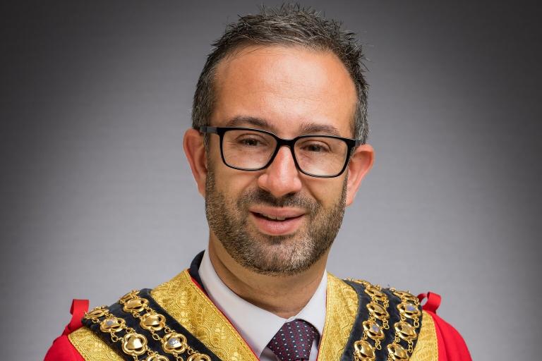 Mayor of Basildon Cllr Luke Mackenzie