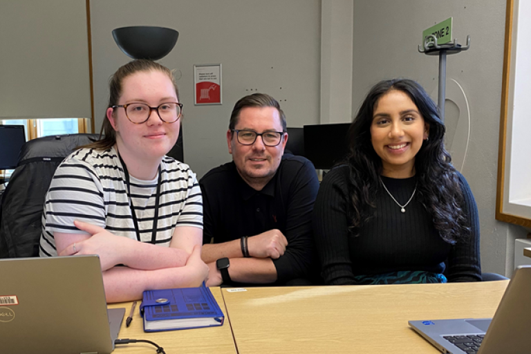 digital essex social media team with apprentice