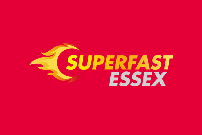 Superfast Essex yellow logo