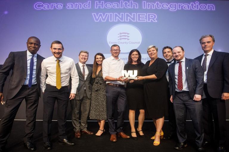 ECC and partners received the Care and Integration Award at the MJ Awards on Friday. Picture credit - The MJ