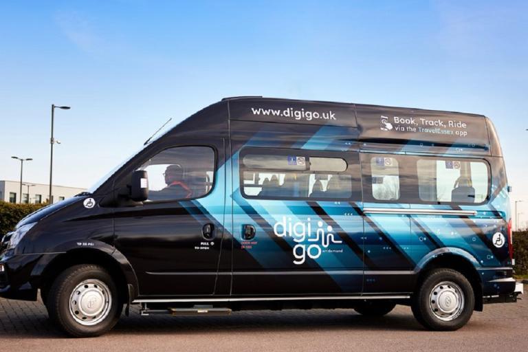 A DigiGo vehicle. 