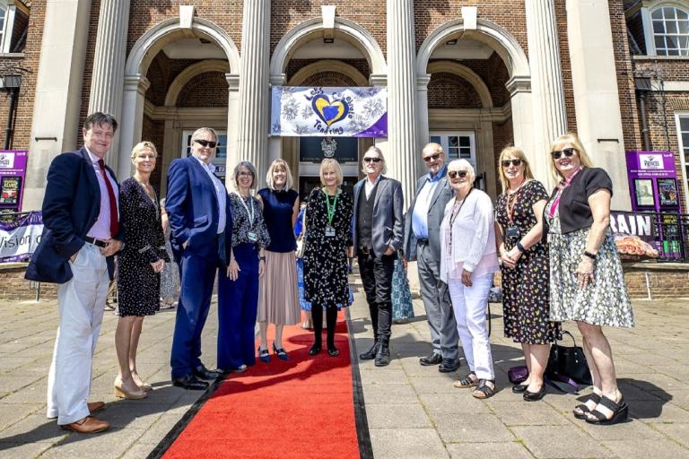 Partners gathered outside Clacton Town Hall for the Let's Celebrate event on Thursday 16 June.